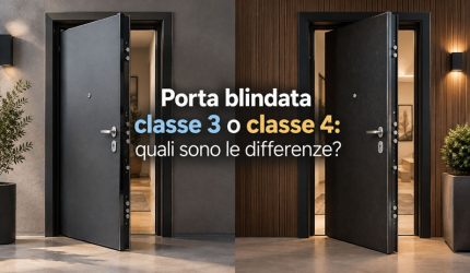 Porta blindata classe 3 o classe 4: quali sono le differenze?