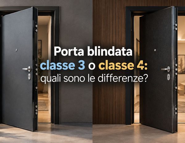 Porta blindata classe 3 o classe 4: quali sono le differenze?